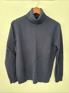 Quince Women's CashmereTurtleneck Sweater - Navy